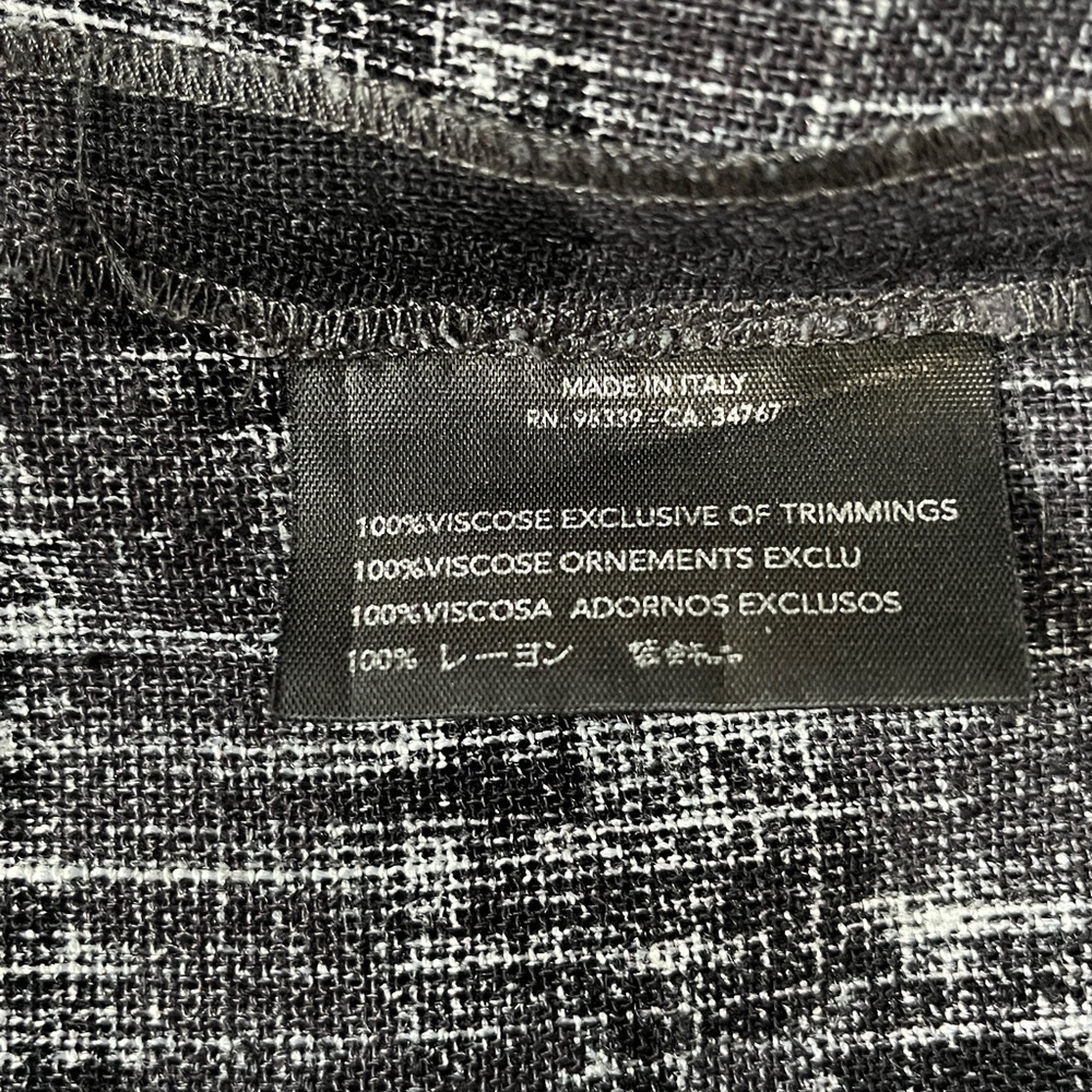 Prada Black Pencil Skirt Abstract Floral US S IT 40 RESERVED for Tammy - Picture 7 of 10